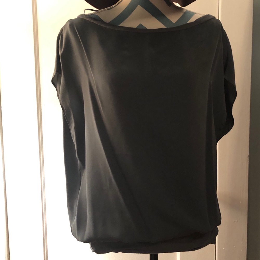 Silk tunic top